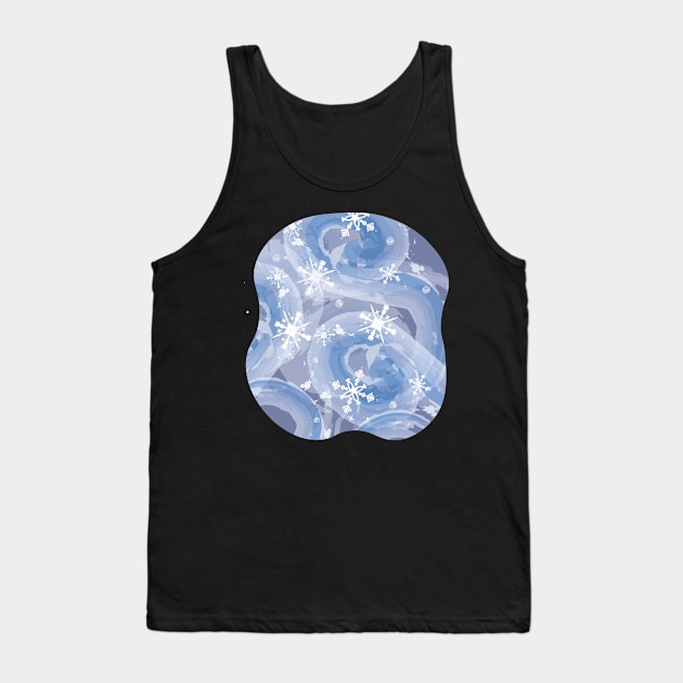 Winter Storm Texture Tank Top by RedRubi